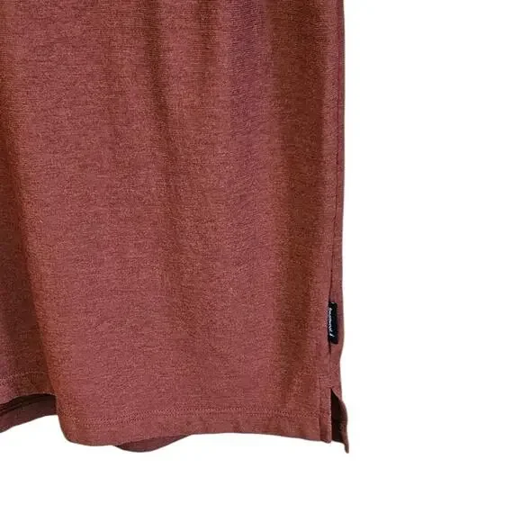 Smartwool Women’s Merino Wool T-Shirt Short Sleeve Crew Neck Rust Terracotta XL - Picture 3 of 5